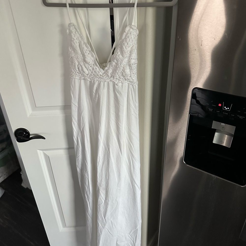 Free People White Maxi Dress